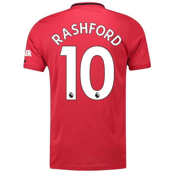 Camiseta Manchester United NO.10 Rashford Primera equipación 2019-2020 Rojo